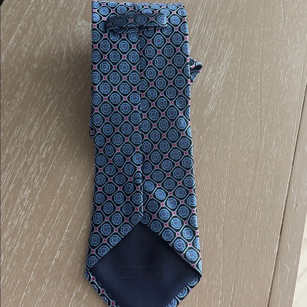 SETAZONE Blue Patterned Men's Neck Tie